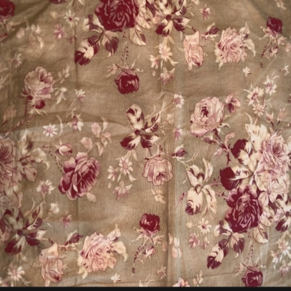 Pottery Barn set of 3 Manchester Rose euro square pillow sham vintage floral - Picture 2 of 7